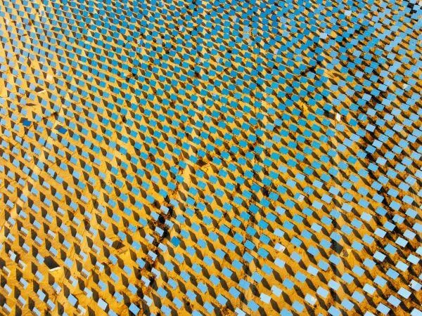 Deserto com Energia solar Concentrada CSP