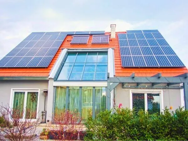 Casa com energia solar