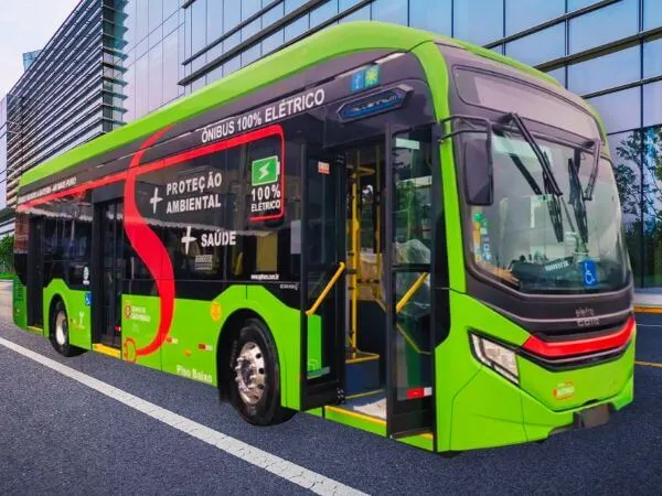 Ônibus elétricos promovem sustentabilidade